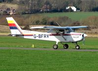 G-BFRV @ EGKA - Cessna FA152 at Shoreham Airport - by Terry Fletcher