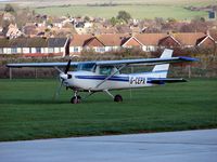 G-CEPX @ EGKA - Cessna 152 at Shoreham Airport - by Terry Fletcher