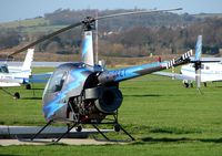 G-OKEY @ EGKA - Robinson R22 Beta at Shoreham Airport - by Terry Fletcher