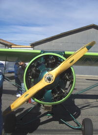 N17029 @ SZP - 1936 Porterfield 35-70 FLYABOUT 'Spinach', LeBlond 70 Hp 5 cylinder radial, Sensenich wood prop - by Doug Robertson