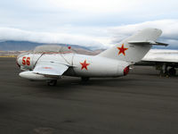N76584 @ 4SD - Tactical Air Support 1954 PZL LIM-2 (MIG-15 UTI) #56 @ Reno-Stead - by Steve Nation