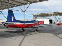 N4421B @ KLSV - Western Sky Aviation Warbird Museum Inc. - St. George, Utah / 1965 Bac Jet Provost P84 T3A - by Brad Campbell