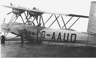 G-AAUD - HP 42W possibly at Croydon - by Unknown. Photo inherited by I Bryer