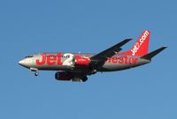 G-CELI @ EGCC - Jet2 B737 carries additional titles depicting its home base of Manchester - by Terry Fletcher