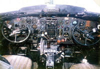 N5106X @ GKY - DC-3 Cockpit - by Zane Adams