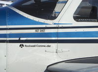 N1301J @ SZP - 1975 Rockwell COMMANDER 112A 'Hot Shot', Lycoming IO-360-C1D6 200 Hp - by Doug Robertson
