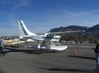 N206GE @ SZP - 1994 Cessna TU206G TURBO STATIONAIR Amphibian, Rolls Royce (USA) Allison 250-B17 420 shp turboprop conversion, Wipline amphibious floats - by Doug Robertson