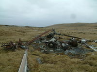 AE521 - Wrecked BV Chinook CH-47C of the Argentine AF located at the foot of Mount Kent, Falkland Island. This aircraft was destroyed during the 1982 Falklands Conflict. - by Steve Staunton