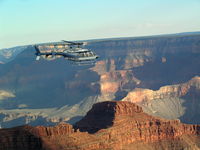 N977MY - Bell 407 over the Tower of Set in teh Grand Canyon - by Tom Norvelle