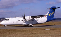 HB-AFD @ LFBT - Taxiing holding point rwy 02 for departure - by Shunn311