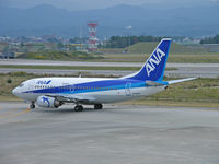JA354K @ RJNK - Boeing 737-5Y0/ANA/Komatsu - by Ian Woodcock