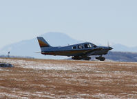 N4300V @ KAPA - Taxi to takeoff with Pikes Peak in the background. - by Bluedharma