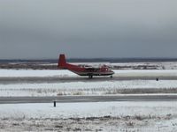 N440RA @ PABE - Arctic Transportation Services CASA 212 Touch down - by Martin Prince, Jr