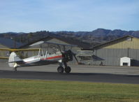 N65124 @ SZP - 1943 Boeing Stearman A75N1 (PT-17) 'Spirit of OPEC', P&W R-985 450 Hp (by Jacobs), landing Rwy 04 - by Doug Robertson