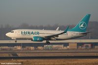 LX-LGS @ ELLX - Luxair flight Landing at runway 26 - by Michel Teiten ( www.mablehome.com )