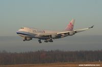 B-18717 @ ELLX - China Airlines cargo landing on the runway 26 - by Michel Teiten ( www.mablehome.com )