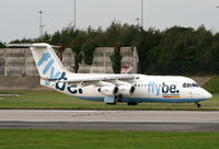 G-JEBE @ EGCC - Flybe.com 146 - by Kevin Murphy