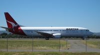 VH-TJT @ YPAD - Taxing F6, For Rwy 05. On a nice 'hot' 38 degree C. day! (Not a cloud in the sky) Shame about the fence though =( - by James Mitchell