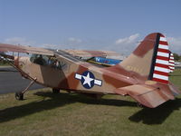 N45TX @ BMQ - Stinson L-5 - by Zane Adams