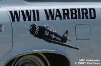 N694US @ SFQ - Some of the decoration on the Warbird Rides Support Vehicle - by Paul Perry