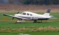 G-ISAX @ EGCB - Piper Pa-28-181 at Manchester Barton in 2008 - by Terry Fletcher