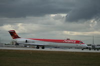 N161BS @ KMIA - MD-88 - by Mark Pasqualino