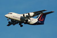 OO-DJP @ EGCC - Brussels Airlines - On approach - by David Burrell
