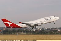 VH-OJK @ YSSY - Qantas 747-400 - by Andy Graf-VAP