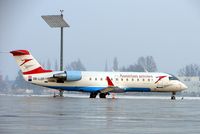 OE-LCF @ LOWS - Austrian Arrows CLRJ on a cold morning at Salzburg - by Terry Fletcher