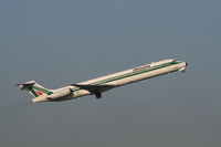 I-DATL @ EBBR - flight AZ149 is taking off from rwy 07R - by Daniel Vanderauwera