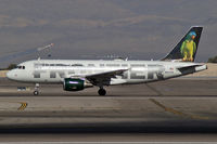 N937FR @ KLAS - Frontier Airlines - 'Carmen - The Blue Crowned Conure' or 'Parrot' / 2005 Airbus A319-111 - by Brad Campbell
