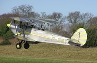 G-BNYZ @ EGBT - SV4E landing at Turweston - by Simon Palmer