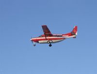 N454SF @ KWT - Grant Aviation Flying over Kwethluk, Ak - by Martin Prince, Jr