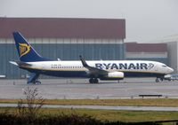 EI-DHR @ EGGW - Ryanair sits at Luton on a very wet morning - by Terry Fletcher