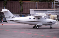 N121AG @ LSGG - Parked at the General Aviation apron - by Shunn311