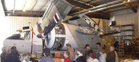 N31957 @ EFD - Collings Foundation S2 Tracker in the hanger at Ellington Field - PS photomerge - by Zane Adams