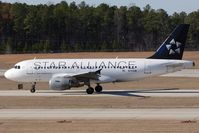 N701UW @ RDU - US Airways Star Alliance scheme N701UW (FLT USA1117) from Charlotte/Douglas Int'l (KCLT) taxiing to the gate after arrival on RWY 5L. - by Dean Heald