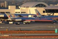 N73444 @ LAX - American Airlines Working Together N73444 taxiing to the gate. - by Dean Heald