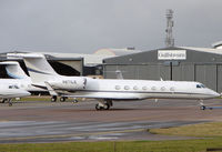 N671LE @ EGGW - Based G550 at Luton in January 2008 - by Terry Fletcher