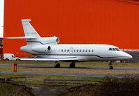 VP-BMS @ EGGW - Falcon 900EX at Luton in January 2008 - by Terry Fletcher