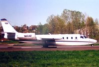 N1124F @ TEB - These marks were previously worn by a Westwind - pictured about to depart Teterboro in 1999 - by Terry Fletcher