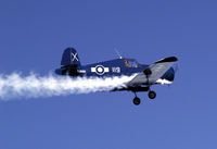 C-IKSR - In flight with smoke - by A. McNiel