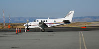 N72GL @ SQL - (Less than Quality Shot of) Beech King Air C90 @ San Carlos, CA - by Steve Nation