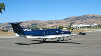 N814TB @ E16 - DB Aviation 2006 Pilatus Aircraft Ltd PC-12/47 @ South County (Morgan Hill) Airport, CA - by Steve Nation