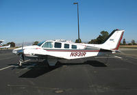 N931R @ PAO - 1991 Beech 58 @ Palo Alto Airport, CA - by Steve Nation