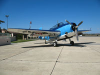 N28SF @ PRB - Grumman TBM-3 for airshow @ Paso Robles Municipal Airport, CA - by Steve Nation