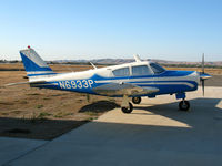 N6933P @ PRB - Like the sun and shadows on this 1960 Piper PA-24-250 @ Paso Robles Municipal Airport, CA - by Steve Nation