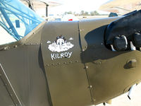 N47503 @ PRB - 1943 Aeronca 0-58B as U.S. Army 43-8121 Kilroy @ Paso Robles Municipal Airport, CA - by Steve Nation