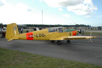 SE-LDD @ ESDF - Saab Safir at Kallinge airfield - by Henk van Capelle