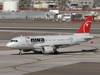 N320NB @ PHX - Lunchtime arrival at PHX's Terminal 3 - by John Meneely